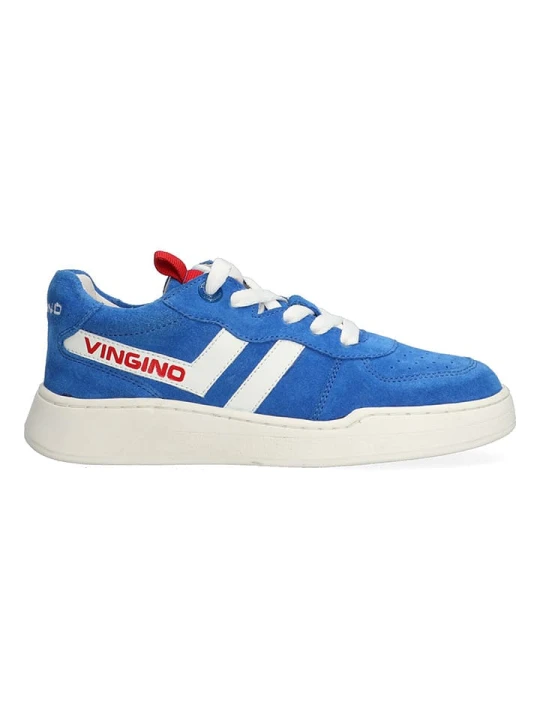 Zdjęcie produktu Vingino Skórzane sneakersy w kolorze niebieskim rozmiar: 32