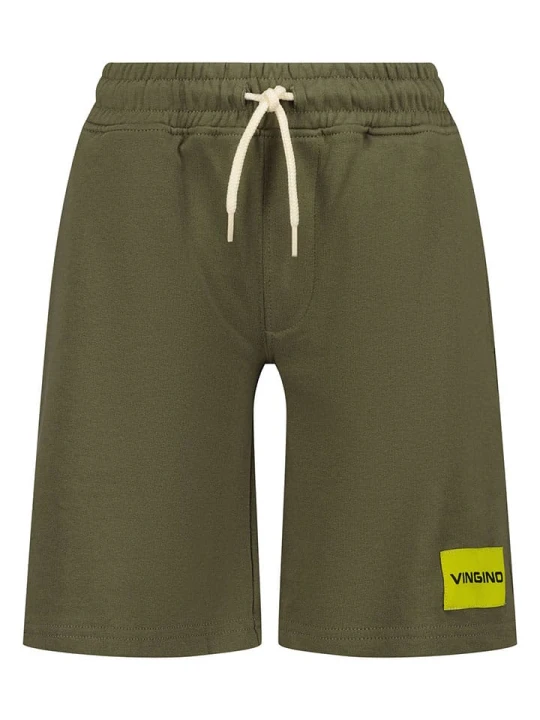 Zdjęcie produktu Vingino Szorty dresowe "Ronston" w kolorze khaki rozmiar: 140