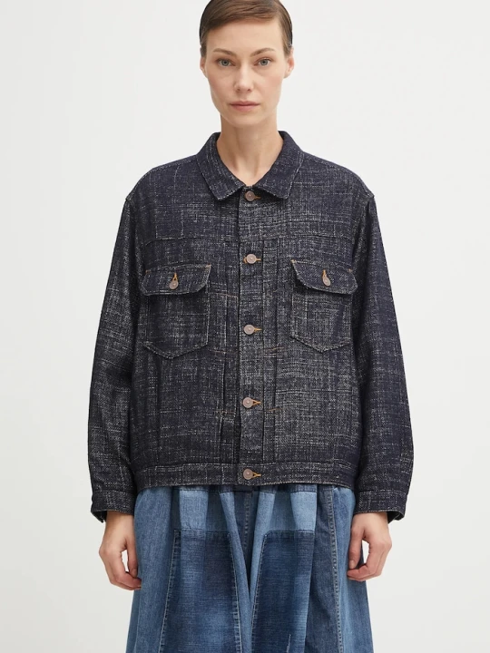 Zdjęcie produktu Visvim kurtka jedwabna 101x jkt granatowy
