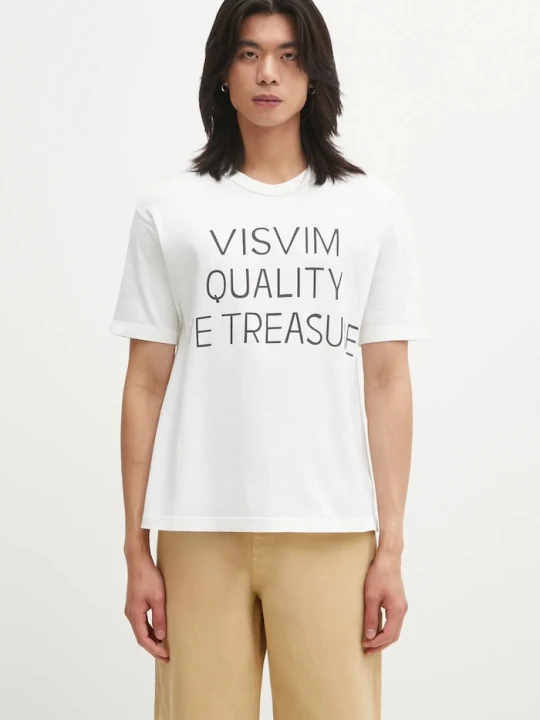 Zdjęcie produktu Visvim t-shirt JUMBO TEE S.S DMGD biały