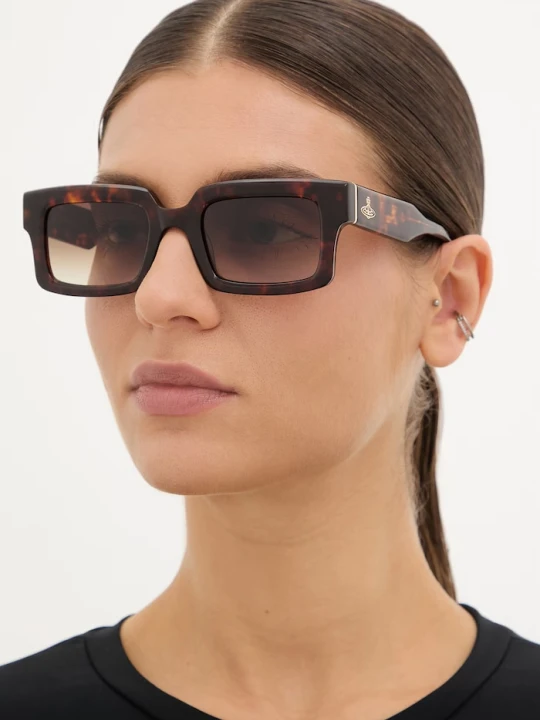 Zdjęcie produktu Vivienne Westwood okulary przeciwsłoneczne damskie Costello brązowy