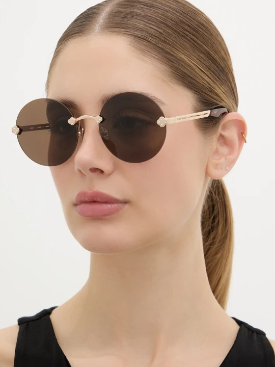 Zdjęcie produktu Vivienne Westwood okulary przeciwsłoneczne damskie Franklin złoty