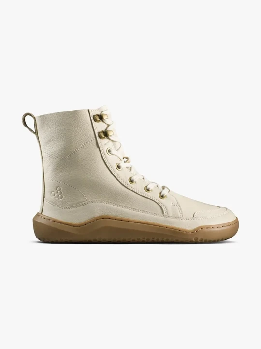 Zdjęcie produktu Vivobarefoot botki damskie skórzane GOBI BOOT beżowy