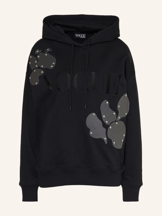Zdjęcie produktu Vogue Collection Bluza Z Kapturem Z Nitami schwarz