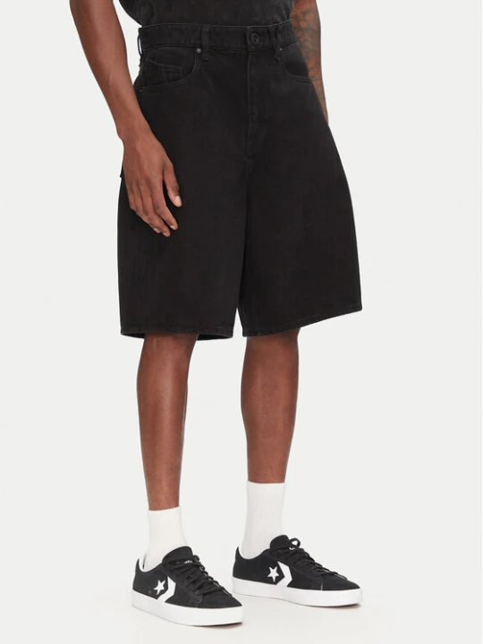 Zdjęcie produktu Volcom Szorty jeansowe Billow A2012200 Czarny Relaxed Fit