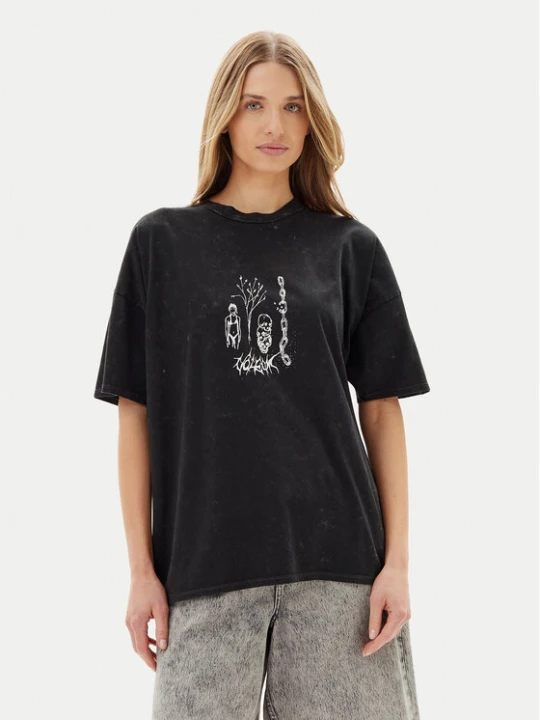 Zdjęcie produktu Volcom T-Shirt Voltrip B3512508 Czarny Oversize