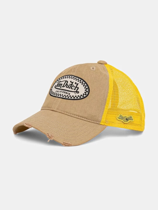 Zdjęcie produktu Von Dutch czapka z daszkiem trucker męska żółty
