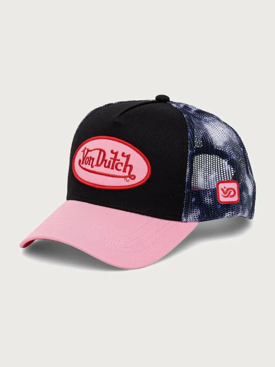 Zdjęcie produktu Von Dutch czapka z daszkiem trucker z bawełną różowy
