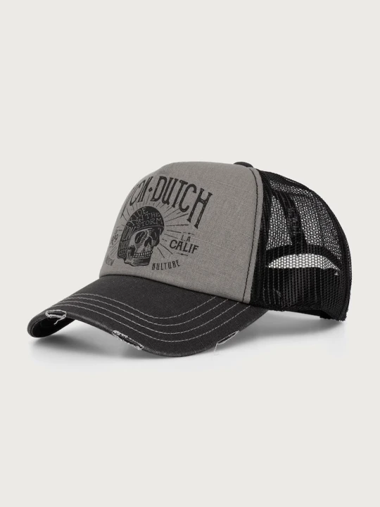 Zdjęcie produktu Von Dutch czapka z daszkiem z bawełną czarny