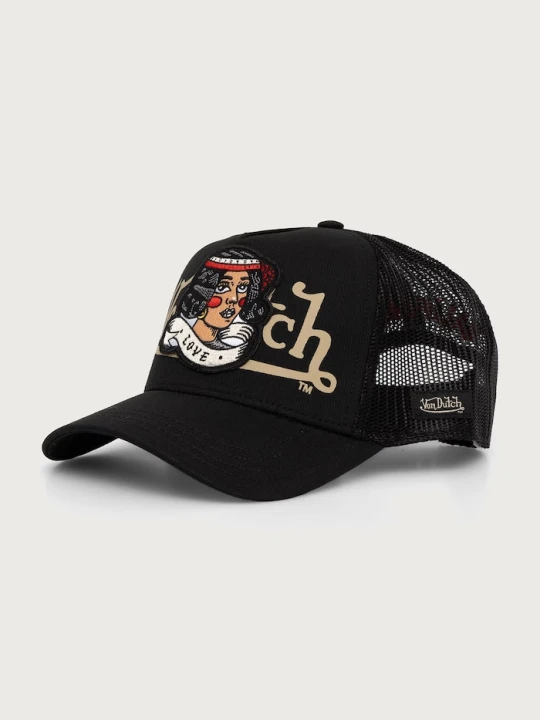 Zdjęcie produktu Von Dutch czapka z daszkiem z bawełną czarny
