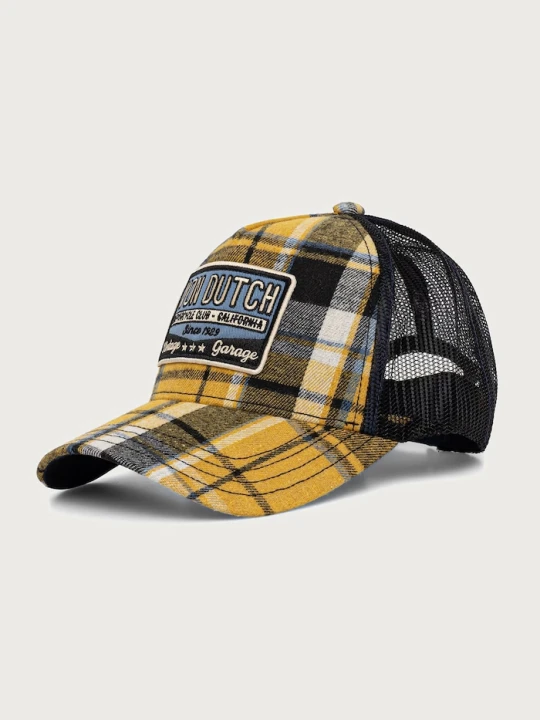 Zdjęcie produktu Von Dutch czapka z daszkiem z bawełną żółty