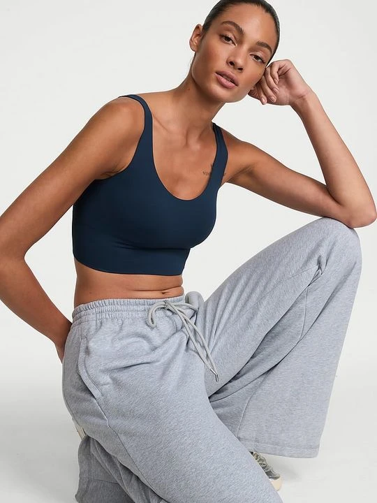 Zdjęcie produktu VSX Biustonosz sportowy o gładkim wykończeniu VSX Elevate Victoria's Secret Niebieski