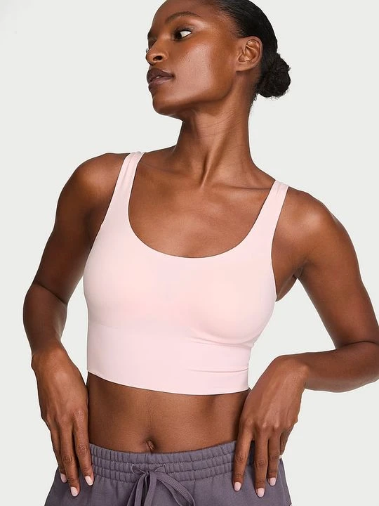 Zdjęcie produktu VSX Biustonosz sportowy o gładkim wykończeniu VSX Elevate Victoria's Secret Różowy