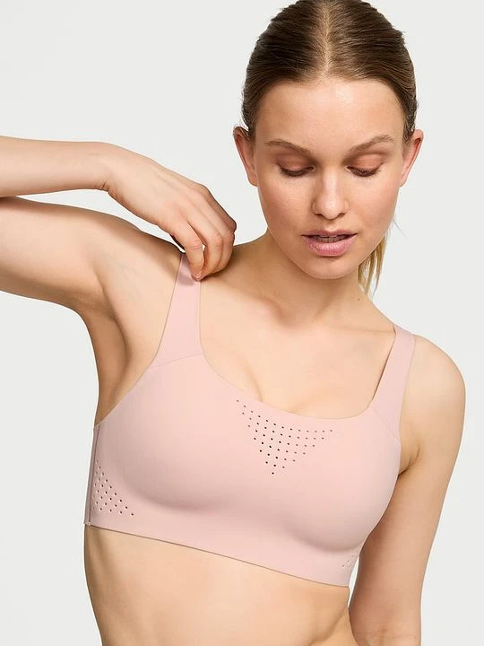 Zdjęcie produktu VSX Biustonosz sportowy z maksymalnym podtrzymaniem Featherweight Max Victoria's Secret Beżowy