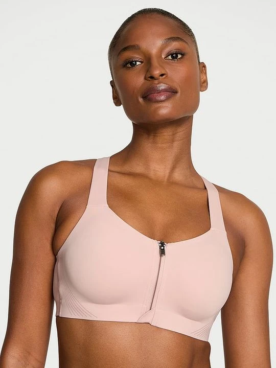 Zdjęcie produktu VSX Biustonosz sportowy z maksymalnym podtrzymaniem Knockout Victoria's Secret Beżowy