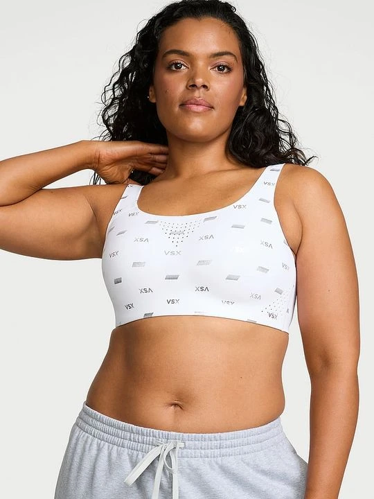 Zdjęcie produktu VSX Biustonosz sportowy z maksymalnym podtrzymaniem VSX Featherweight Max Victoria's Secret Z nadrukiem