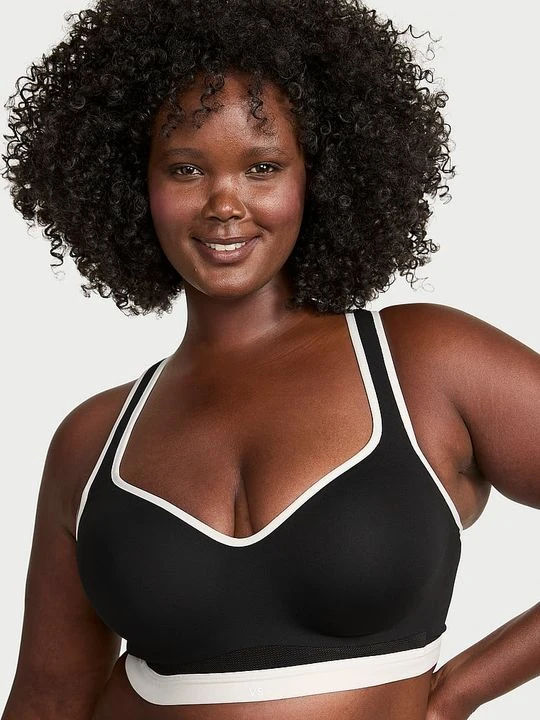 Zdjęcie produktu VSX Biustonosz sportowy z paseczkami z tyłu VSX Incredible Max Strappy-Back Victoria's Secret Czarny