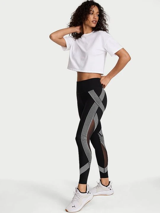 Zdjęcie produktu VSX Legginsy VSX Elevate Refined Contours Victoria's Secret Czarny