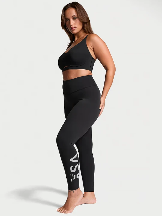 Zdjęcie produktu VSX Legginsy z niską kompresją VS Elevate Victoria's Secret Czarny