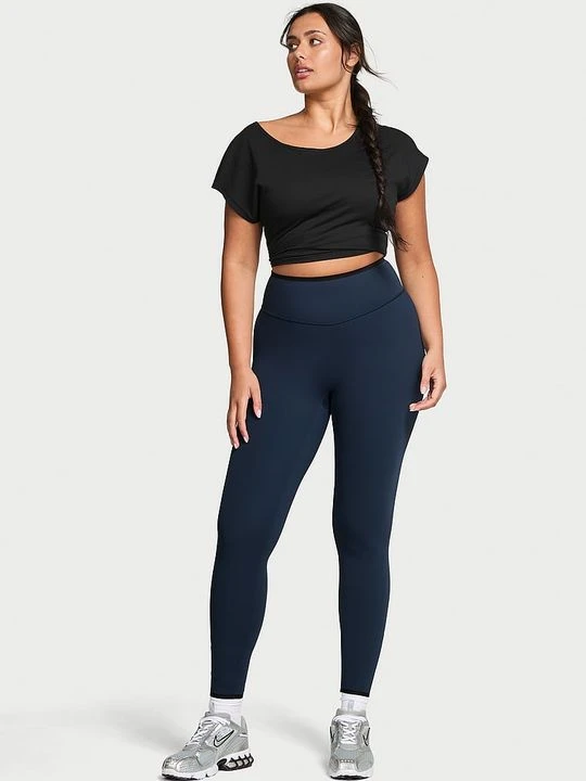 Zdjęcie produktu VSX Legginsy z niską kompresją VS Elevate Victoria's Secret Niebieski