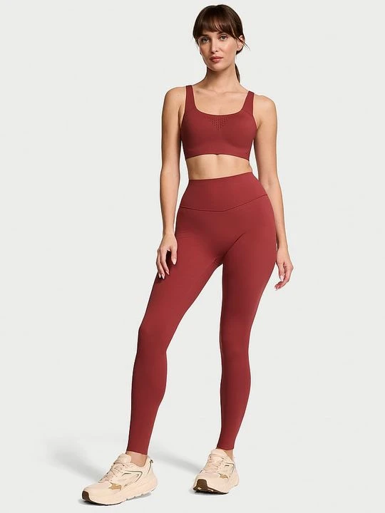 Zdjęcie produktu VSX Legginsy z niską kompresją VS Elevate Victoria's Secret Czerwony