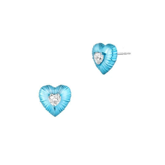 Zdjęcie produktu W.KRUK Kolczyki Azure Romance Princess Club PICKY PICA