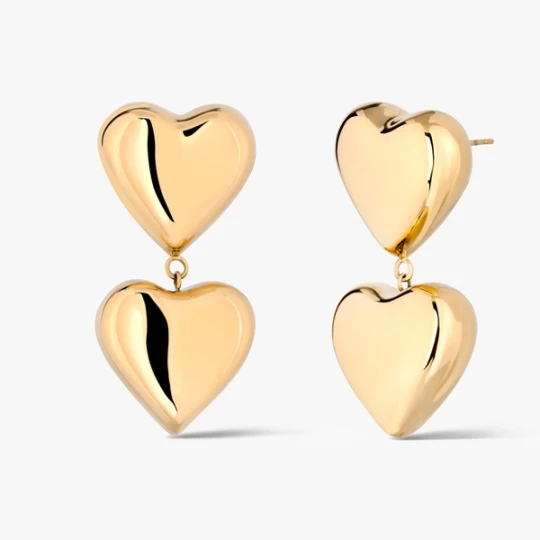 Zdjęcie produktu W.KRUK Kolczyki Double Heart Love Fever PICKY PICA