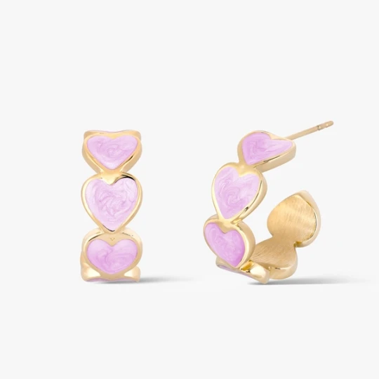 Zdjęcie produktu W.KRUK Kolczyki Heart Parade Lush PICKY PICA