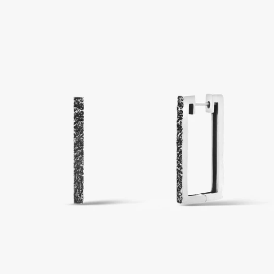 Zdjęcie produktu W.KRUK Kolczyki srebrne FREEDOM ELEMENTS