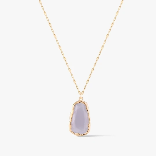 Zdjęcie produktu W.KRUK Naszyjnik złoty z chalcedonem Saint Tropez