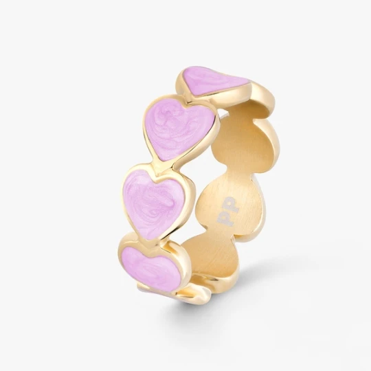 Zdjęcie produktu W.KRUK Pierścionek Heart Parade Lush PICKY PICA
