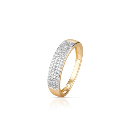 Zdjęcie produktu W.KRUK Pierścionek złoty z diamentami