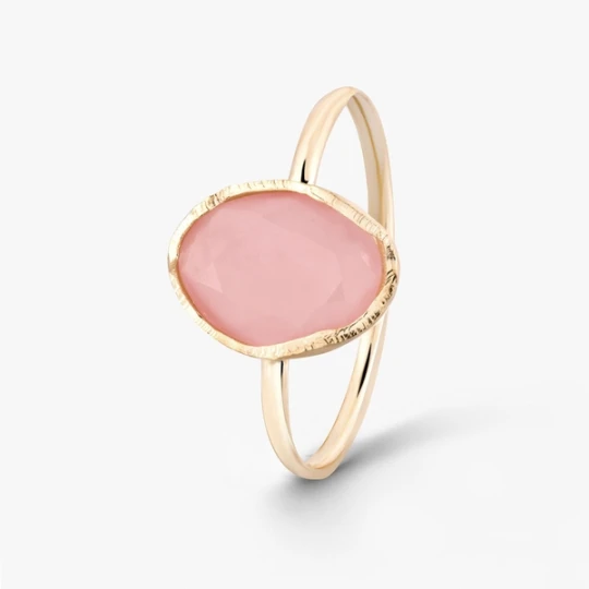 Zdjęcie produktu W.KRUK Pierścionek złoty z chalcedonem Saint Tropez