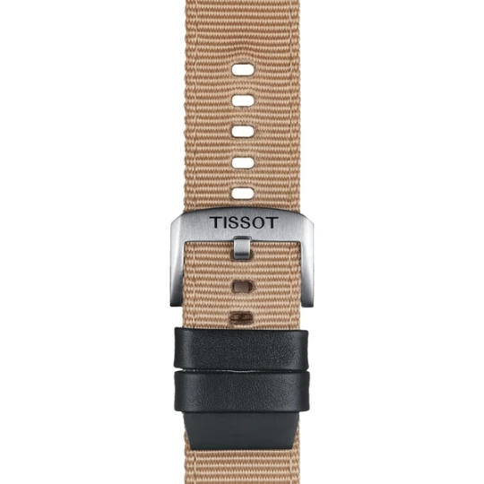 Zdjęcie produktu W.KRUK Tissot beżowy pasek materiałowy 22 mm