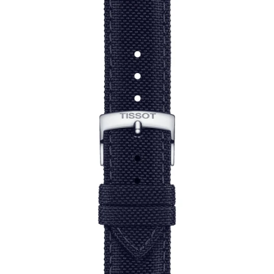 Zdjęcie produktu W.KRUK Tissot ciemnogranatowy pasek materiałowy 21 mm
