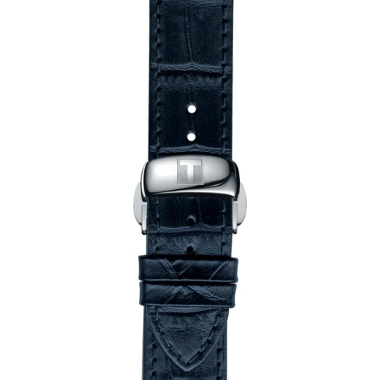 Zdjęcie produktu W.KRUK Tissot niebieski pasek skórzany 19 mm