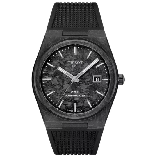 Zdjęcie produktu W.KRUK TISSOT PRX CARBON 40, 5MM