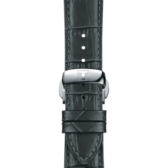 Zdjęcie produktu W.KRUK Tissot szary pasek skórzany 21 mm