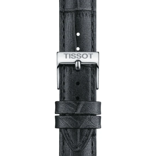 Zdjęcie produktu W.KRUK Tissot szary skórzany pasek 16 mm