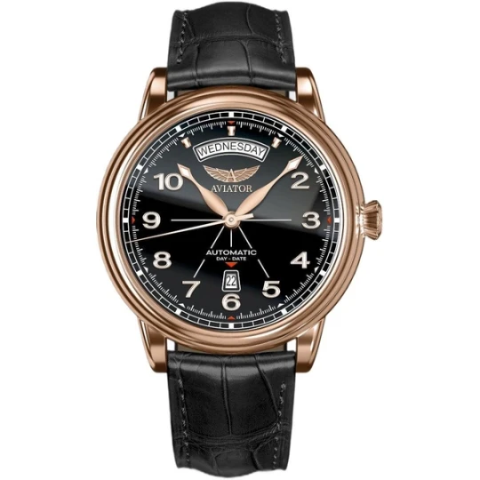 Zdjęcie produktu W.KRUK ZEGAREK AVIATOR DOUGLAS DAY-DATE