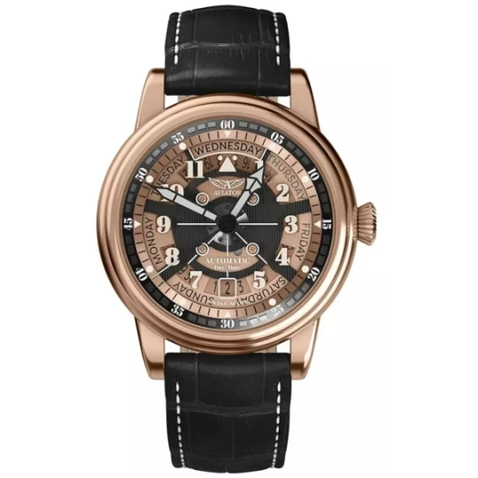Zdjęcie produktu W.KRUK ZEGAREK AVIATOR DOUGLAS DAY-DATE MECA-41