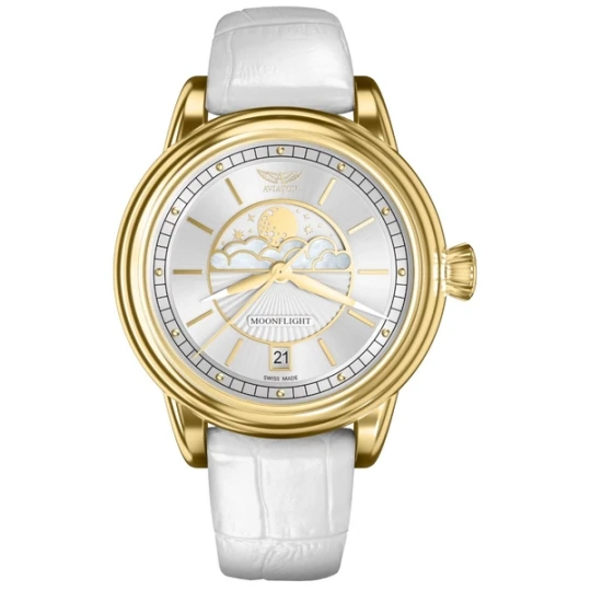 Zdjęcie produktu W.KRUK ZEGAREK AVIATOR DOUGLAS MOONFLIGHT