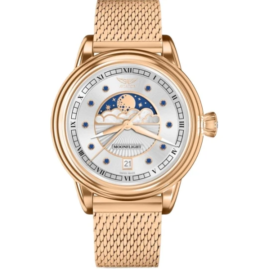 Zdjęcie produktu W.KRUK ZEGAREK AVIATOR DOUGLAS MOONFLIGHT GEMSTONE EDITION