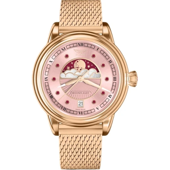 Zdjęcie produktu W.KRUK ZEGAREK AVIATOR DOUGLAS MOONFLIGHT GEMSTONE EDITION