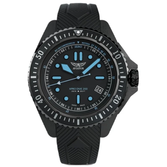 Zdjęcie produktu W.KRUK ZEGAREK AVIATOR XPRO DIVE 200