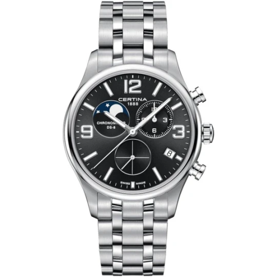 Zdjęcie produktu W.KRUK ZEGAREK CERTINA DS-8 CHRONOGRAPH MOON PHASE 42MM