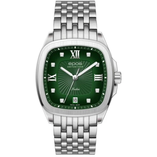 Zdjęcie produktu W.KRUK ZEGAREK EPOS QUARTZ LADY SQUARE ROUNDED DIAMONDS