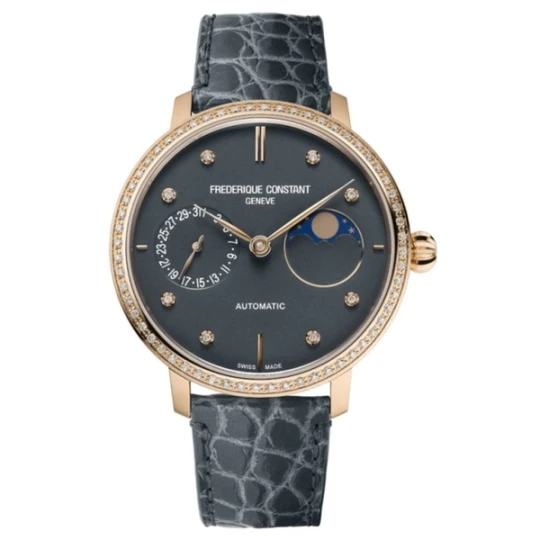 Zdjęcie produktu W.KRUK ZEGAREK FREDERIQUE CONSTANT CLASSICS SLIMLINE LADIES MOONPHASE