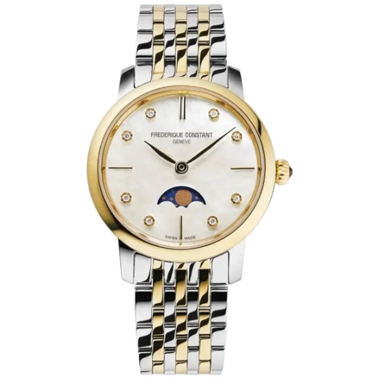Zdjęcie produktu W.KRUK ZEGAREK FREDERIQUE CONSTANT CLASSICS SLIMLINE LADIES MOONPHASE
