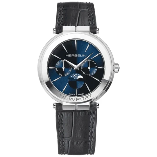 Zdjęcie produktu W.KRUK ZEGAREK HERBELIN NEWPORT SLIM MOONPHASE